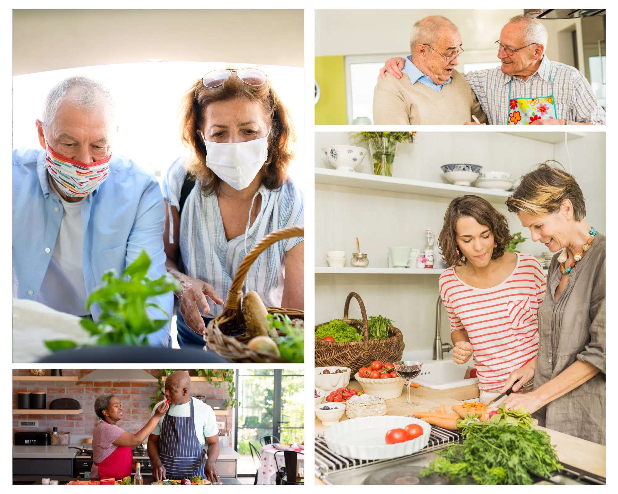 Caregiver providing compassionate support to an older adult at home